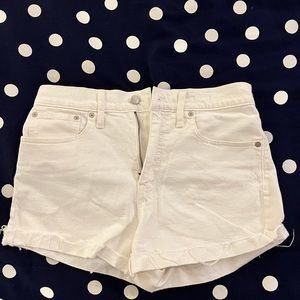 Madewell High Rise Denim Shorts size 28